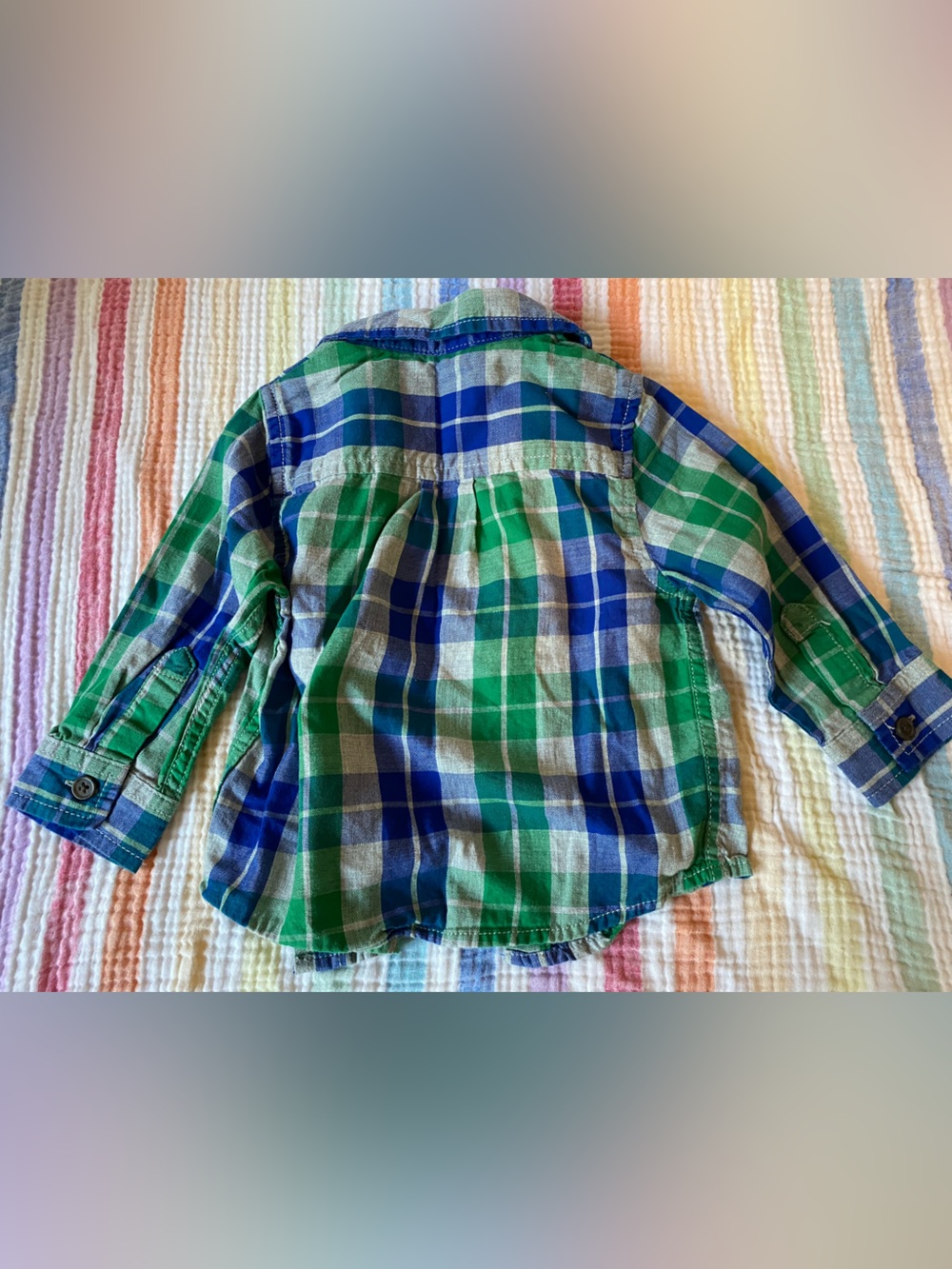 Plaid Button Down Long Sleeve Shirts | Set of two - Picture 5 of 7